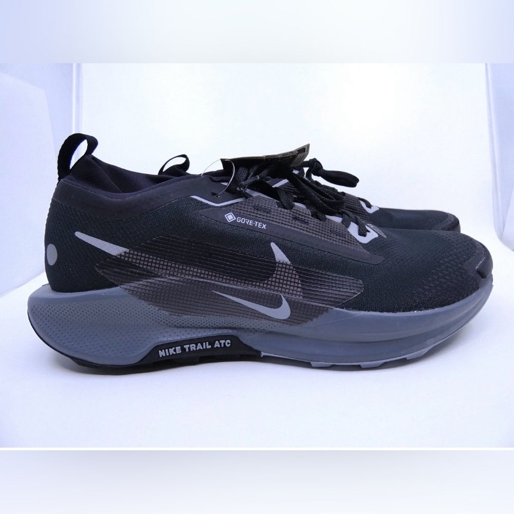 Nike Pegasus 🔥 Trail 5 GORE-TEX Black Wolf Grey Running Shoes FQ0908-001 11 13 - Picture 3 of 14